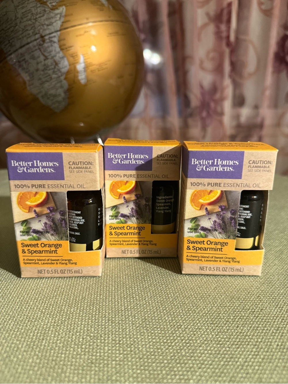 🌞 4/$20 Better Homes & Gardens Sweet Orange & Spearmint Essential Oil 3-Pack